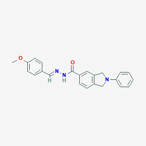 N'-(4-methoxybenzylidene)-2-phenyl-5-isoindolinecarbohydrazide