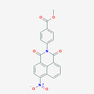 molecular formula C20H12N2O6 B390714 Methyl 4-(6-nitro-1,3-dioxo-1H-benzo[de]isoquinolin-2(3H)-yl)benzoate CAS No. 302954-91-2