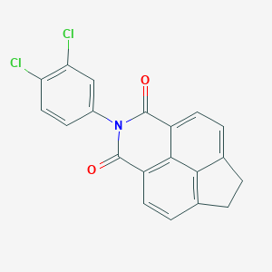 molecular formula C20H11Cl2NO2 B390730 2-(3,4-dichlorophenyl)-6,7-dihydro-1H-indeno[6,7,1-def]isoquinoline-1,3(2H)-dione 