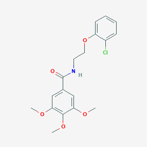 N-[2-(2-chlorophenoxy)ethyl]-3,4,5-trimethoxybenzamide