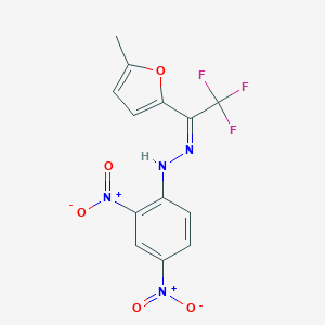 2,2,2-Trifluoro-1-(5-methyl-2-furyl)ethanone {2,4-bisnitrophenyl}hydrazone