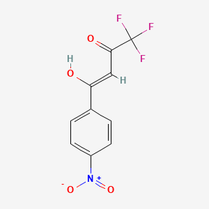 4,4,4-trifluoro-3-hydroxy-1-(4-nitrophenyl)-2-buten-1-one