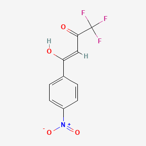 4,4,4-Trifluoro-3-hydroxy-1-(4-nitrophenyl)but-2-en-1-one