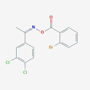 1-(3,4-dichlorophenyl)ethanone O-(2-bromobenzoyl)oxime