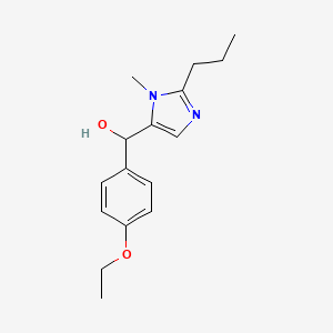 molecular formula C16H22N2O2 B3907524 (4-ethoxyphenyl)(1-methyl-2-propyl-1H-imidazol-5-yl)methanol 