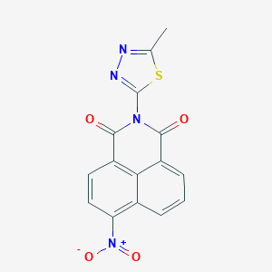 2-(5-Methyl-[1,3,4]thiadiazol-2-yl)-6-nitro-benzo[de]isoquinoline-1,3-dione