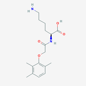 molecular formula C17H26N2O4 B3907730 (2S)-6-amino-2-{[(2,3,6-trimethylphenoxy)acetyl]amino}hexanoic acid 