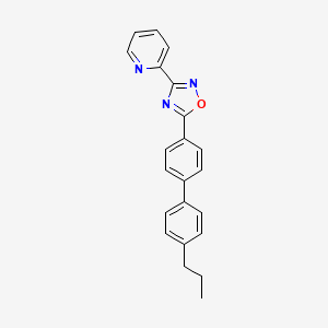 2-[5-(4'-propyl-4-biphenylyl)-1,2,4-oxadiazol-3-yl]pyridine