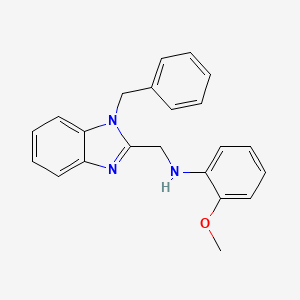 N-[(1-benzyl-1H-benzimidazol-2-yl)methyl]-2-methoxyaniline