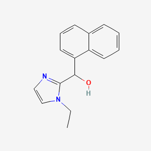 (1-ethyl-1H-imidazol-2-yl)(1-naphthyl)methanol