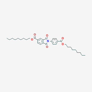 molecular formula C34H45NO6 B390807 Nonyl 2-{4-[(nonyloxy)carbonyl]phenyl}-1,3-dioxo-5-isoindolinecarboxylate 