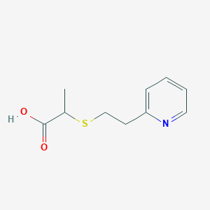 molecular formula C10H13NO2S B390810 2-(2-Pyridin-2-yl-ethylsulfanyl)-propionic acid CAS No. 355808-93-4