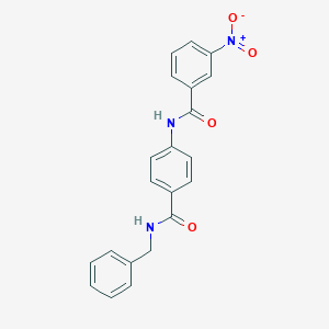 N-{4-[(benzylamino)carbonyl]phenyl}-3-nitrobenzamide