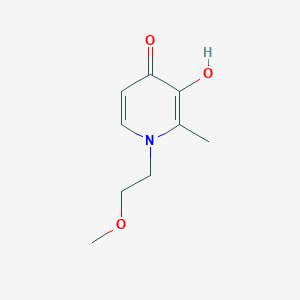 B039082 3-Hydroxy-1-(2-methoxyethyl)-2-methyl-4-pyridinone CAS No. 118178-79-3