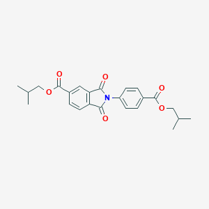 molecular formula C24H25NO6 B390821 Isobutyl 2-[4-(isobutoxycarbonyl)phenyl]-1,3-dioxo-5-isoindolinecarboxylate 