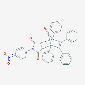 2-(4-nitrophenyl)-4,5,6,7-tetraphenyl-3a,4,7,7a-tetrahydro-1H-4,7-methanoisoindole-1,3,8(2H)-trione