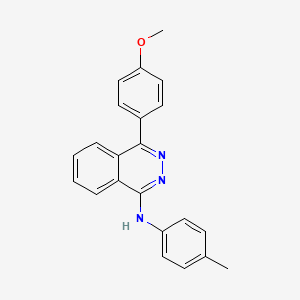 molecular formula C22H19N3O B3908445 4-(4-methoxyphenyl)-N-(4-methylphenyl)-1-phthalazinamine 