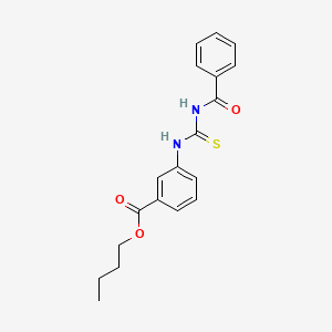 butyl 3-{[(benzoylamino)carbonothioyl]amino}benzoate