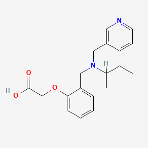 (2-{[sec-butyl(pyridin-3-ylmethyl)amino]methyl}phenoxy)acetic acid