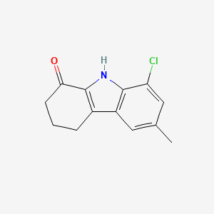 8-chloro-6-methyl-2,3,4,9-tetrahydro-1H-carbazol-1-one