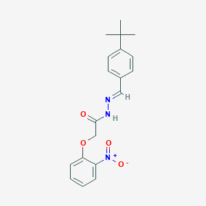 molecular formula C19H21N3O4 B390860 N'-[(E)-(4-tert-butylphenyl)methylidene]-2-(2-nitrophenoxy)acetohydrazide 