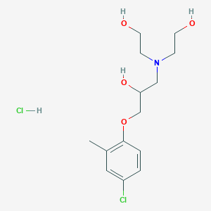 1-[bis(2-hydroxyethyl)amino]-3-(4-chloro-2-methylphenoxy)-2-propanol hydrochloride