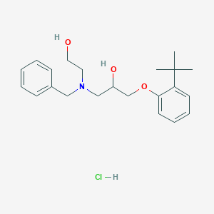 1-[benzyl(2-hydroxyethyl)amino]-3-(2-tert-butylphenoxy)-2-propanol hydrochloride