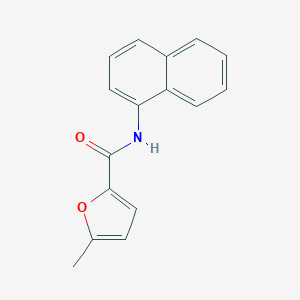 molecular formula C16H13NO2 B390869 5-methyl-N-(1-naphthyl)-2-furamide CAS No. 352338-07-9