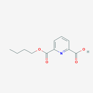 molecular formula C11H13NO4 B3908871 6-(butoxycarbonyl)-2-pyridinecarboxylic acid 