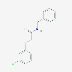 molecular formula C15H14ClNO2 B3908911 N-benzyl-2-(3-chlorophenoxy)acetamide CAS No. 18861-25-1