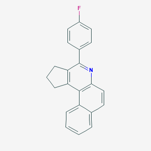 molecular formula C22H16FN B390905 4-(4-fluorophenyl)-2,3-dihydro-1H-benzo[f]cyclopenta[c]quinoline CAS No. 250719-17-6