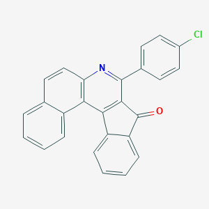8-(4-chlorophenyl)-9H-benzo[f]indeno[2,1-c]quinolin-9-one