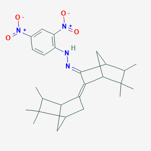 3-[(2,4-Dinitrophenyl)hydrazono]-5,5',6,6,6',6'-hexamethyl-2,2'-bis(bicyclo[2.2.1]heptan-2-ylidene)