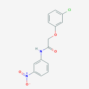 molecular formula C14H11ClN2O4 B3909204 2-(3-chlorophenoxy)-N-(3-nitrophenyl)acetamide CAS No. 20209-56-7