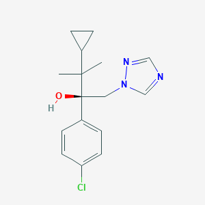 B039094 (2R)-2-(4-chlorophenyl)-3-cyclopropyl-3-methyl-1-(1,2,4-triazol-1-yl)butan-2-ol CAS No. 118550-34-8