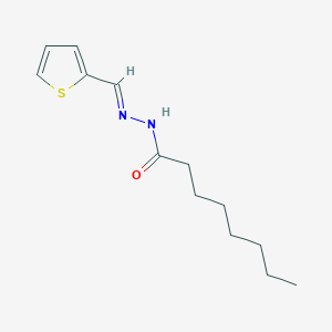molecular formula C13H20N2OS B390941 N'-(2-thienylmethylene)octanohydrazide 
