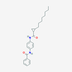 N-(4-{[(2-octylcyclopropyl)carbonyl]amino}phenyl)benzamide