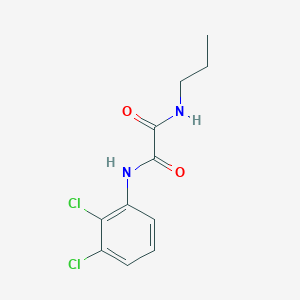 molecular formula C11H12Cl2N2O2 B3909600 N-(2,3-dichlorophenyl)-N'-propylethanediamide 