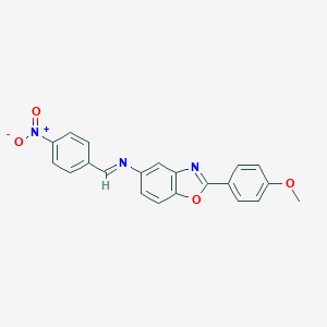 5-({4-Nitrobenzylidene}amino)-2-(4-methoxyphenyl)-1,3-benzoxazole