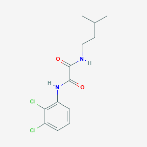 molecular formula C13H16Cl2N2O2 B3909768 N-(2,3-dichlorophenyl)-N'-(3-methylbutyl)ethanediamide 