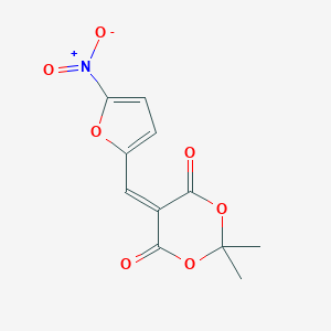 2,2-Dimethyl-5-[(5-nitrofuran-2-yl)methylidene]-1,3-dioxane-4,6-dione