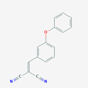 molecular formula C16H10N2O B390983 2-[(3-苯氧基苯基)亚甲基]丙二腈 CAS No. 77103-01-6