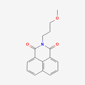 molecular formula C16H15NO3 B3909866 2-(3-甲氧基丙基)-1H-苯并[de]异喹啉-1,3(2H)-二酮 CAS No. 6056-56-0