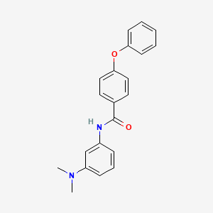 molecular formula C21H20N2O2 B3909868 N-[3-(dimethylamino)phenyl]-4-phenoxybenzamide CAS No. 339011-47-1