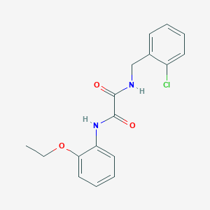 molecular formula C17H17ClN2O3 B3910463 N-(2-chlorobenzyl)-N'-(2-ethoxyphenyl)ethanediamide 