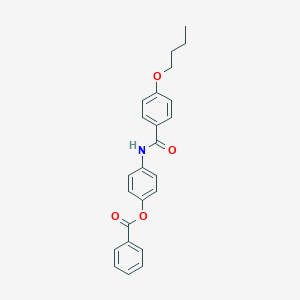 4-[(4-Butoxybenzoyl)amino]phenyl benzoate