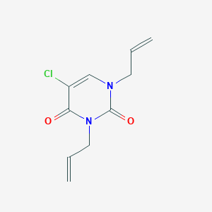 molecular formula C10H11ClN2O2 B3910522 1,3-diallyl-5-chloro-2,4(1H,3H)-pyrimidinedione 