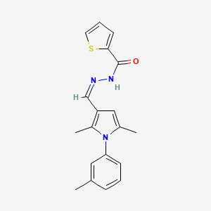 N'-{[2,5-dimethyl-1-(3-methylphenyl)-1H-pyrrol-3-yl]methylene}-2-thiophenecarbohydrazide