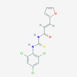 N-[3-(2-furyl)acryloyl]-N'-(2,4,6-trichlorophenyl)thiourea