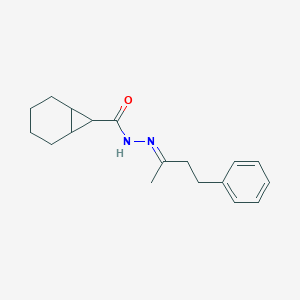 N'-(1-methyl-3-phenylpropylidene)bicyclo[4.1.0]heptane-7-carbohydrazide